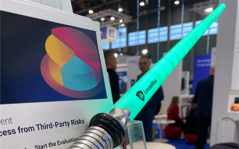 LocateRisk Laserschwert auf der it-sa 2024